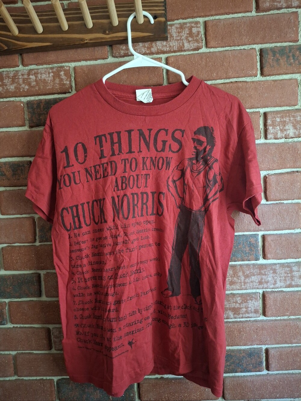 Vintage Graphic Chuck Norris T-Shirt - Men's Casual Tee